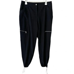 Chico's Pants Women's 8 Zenergy Black Cargo Pocket Joggers